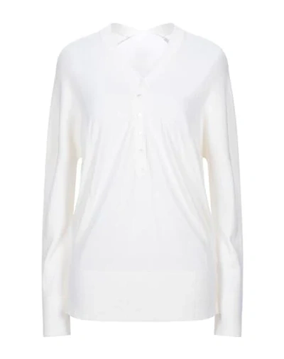 Shop Agnona Sweaters In Ivory