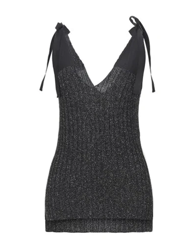 Shop Nude Woman Top Black Size 8 Viscose, Polyester, Cotton