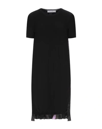 Shop Dior Short Dresses In Black
