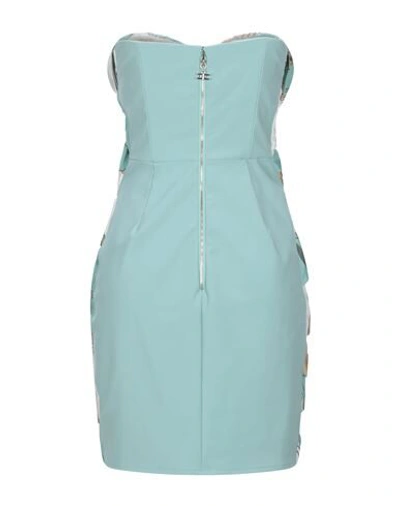 Elisabetta Franchi Short Dresses In Turquoise