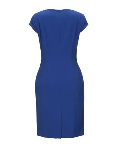 Shop Boutique Moschino Woman Mini Dress Blue Size 10 Polyester, Elastane