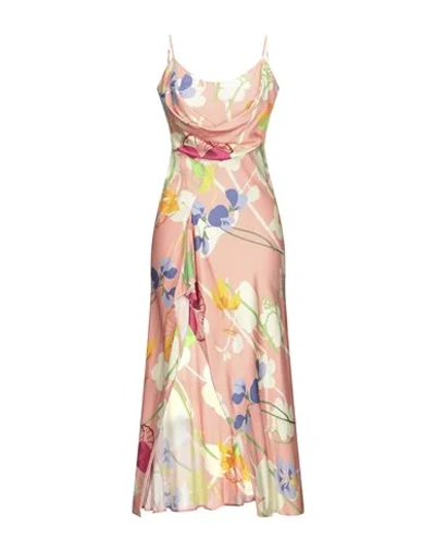 Shop Ainea Long Dress In Pink