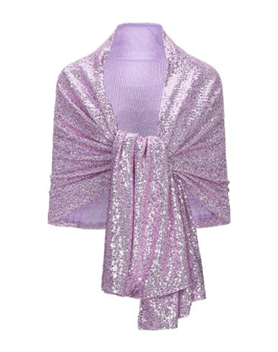 Shop Hanita Woman Capes & Ponchos Light Purple Size Onesize Polyester