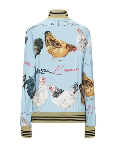 Shop Dolce & Gabbana Jackets In Sky Blue