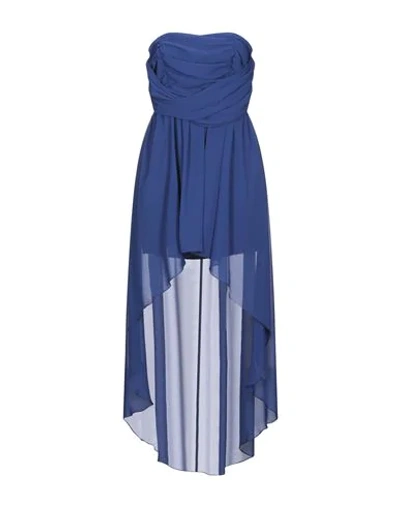Shop Hanita Short Dresses In Blue