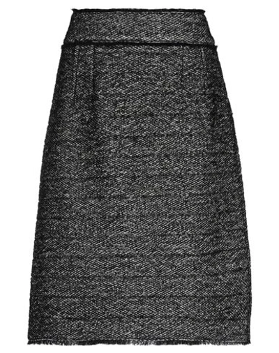 Shop Dolce & Gabbana Woman Midi Skirt Black Size 6 Virgin Wool, Silk, Polyamide, Mohair Wool, Alpaca Wool