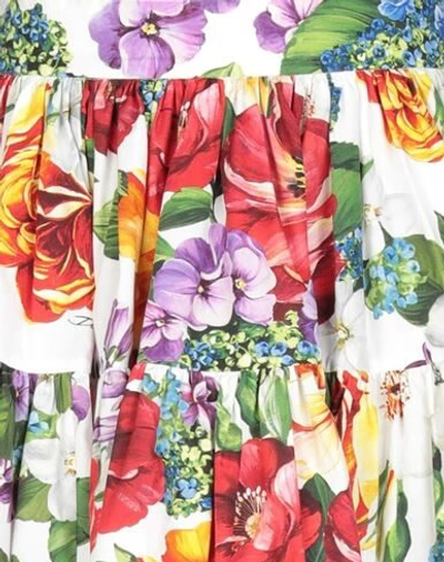Dolce & Gabbana Midi Skirts In White