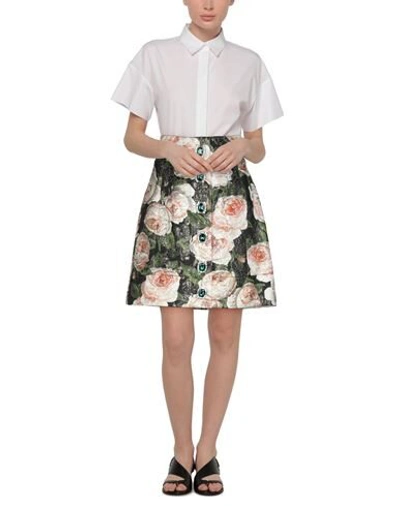 Dolce & Gabbana Midi Skirts In Black