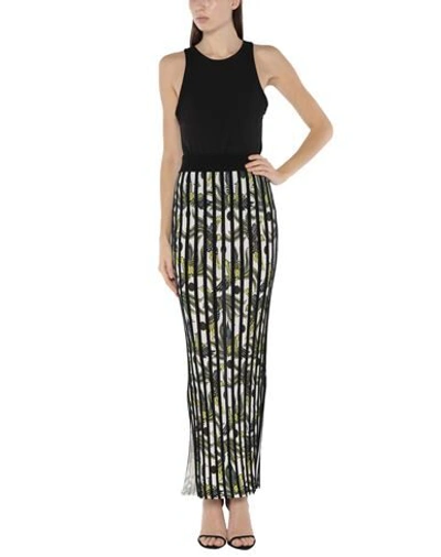 Shop Kenzo Long Skirts In White
