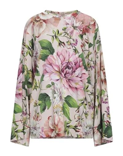 Shop Dolce & Gabbana Blouses In Pink