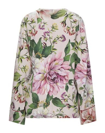 Shop Dolce & Gabbana Blouses In Pink