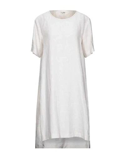 Shop Peserico Woman Top Ivory Size 4 Linen In White