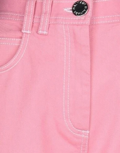 Shop Balmain Woman Jeans Pink Size 8 Cotton, Elastane