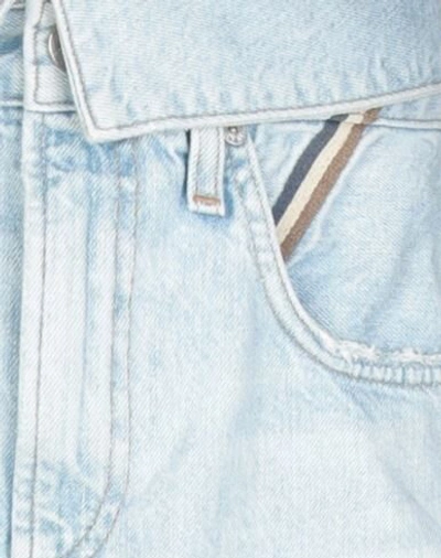Shop Jean Atelier Woman Denim Skirt Blue Size 27 Cotton