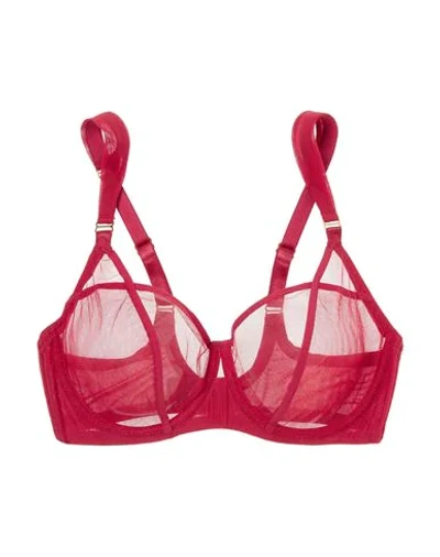 Shop Adina Reay Bras In Maroon