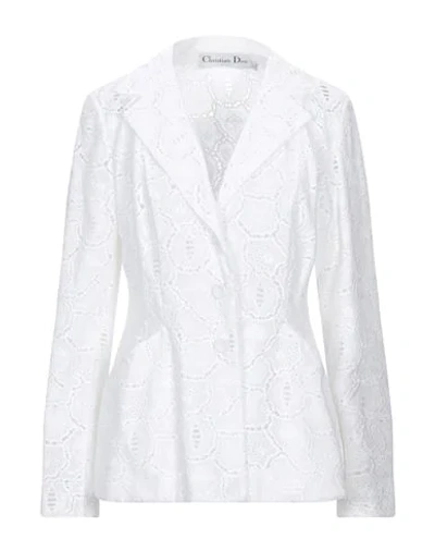 Shop Dior Sartorial Jacket In White