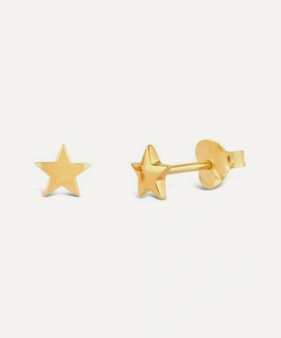 Shop Dinny Hall Gold Plated Vermeil Silver Bijou Mini Star Stud Earrings