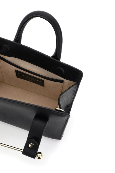 Shop Strathberry The  Nano Tote Bag In Black