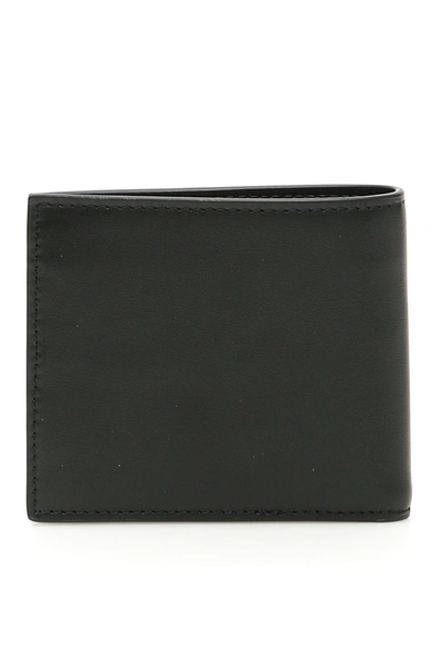 Shop Versace Medusa Bi-fold Wallet In Nero Oro Caldo