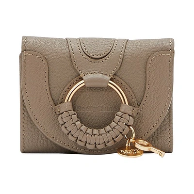 Shop See By Chloé Hana Compact Wallet In Motty Grey