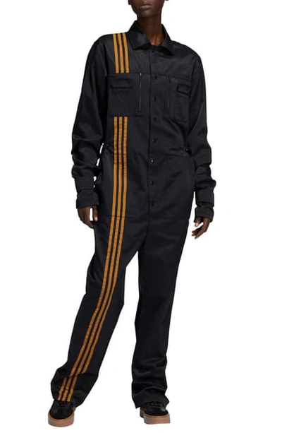 Adidas X Ivy Park Gender Neutral 3-stripes Jumpsuit In Black | ModeSens