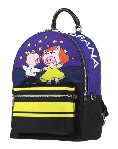 Shop Dolce & Gabbana Backpacks In Purple