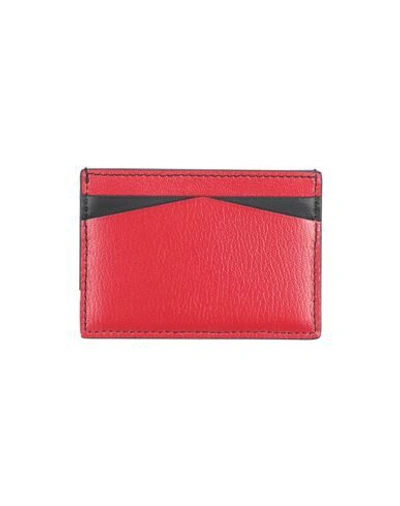 Shop Alexander Mcqueen Document Holders In Red