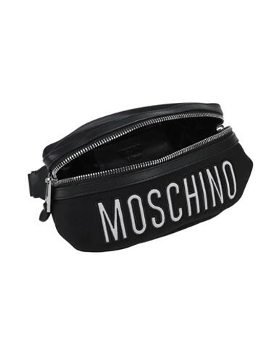 Shop Moschino Backpacks & Fanny Packs In Black