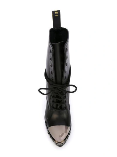 Shop Casadei High Heel Lace-up Boots