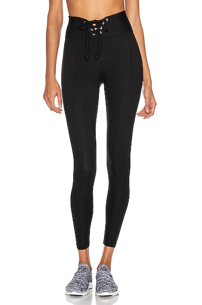 Shop Year Of Ours Ribbed Football Legging In Black