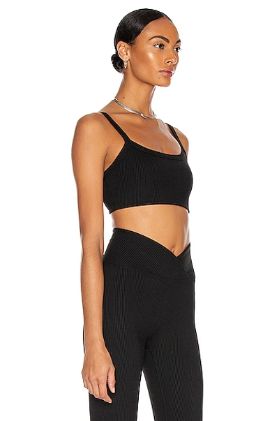 Year Of Ours Ribbed Stretch-jersey Sports Bra In Black