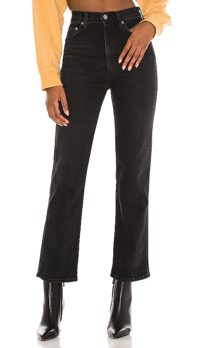 Shop Agolde Pinch Waist High Rise Kick Flare In Panoramic