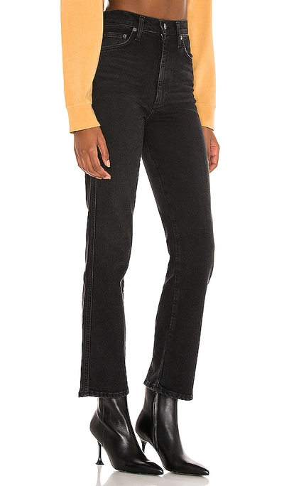 Agolde 90s Pinch Waist Straight-leg High-rise Organic-cotton Denim Jeans In Panoramic