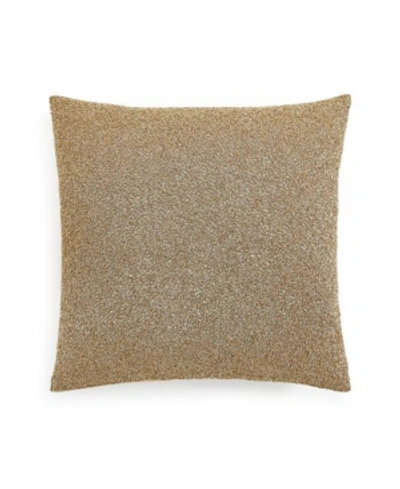 Shop Hotel Collection Leaflet Decorative Pillow, 18" X18", Created For Macy's Bedding In Gold