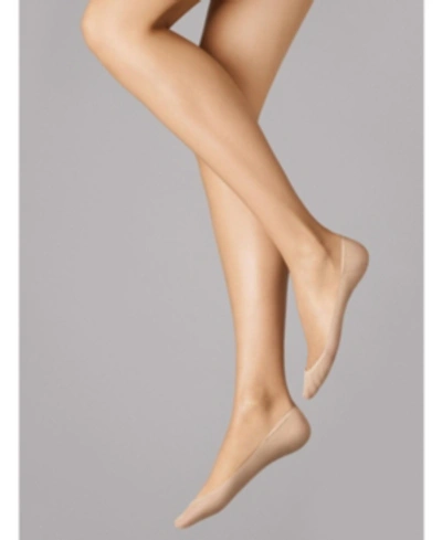 Shop Wolford Cotton Blend Footsies Sock In Sisal