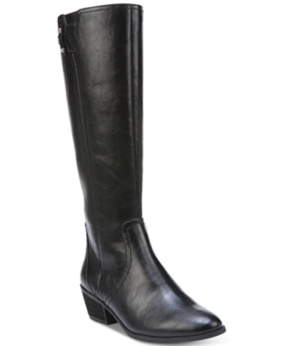 Shop Dr. Scholl's Women's Brilliance Wide-calf Tall Boots Women's Shoes In Black
