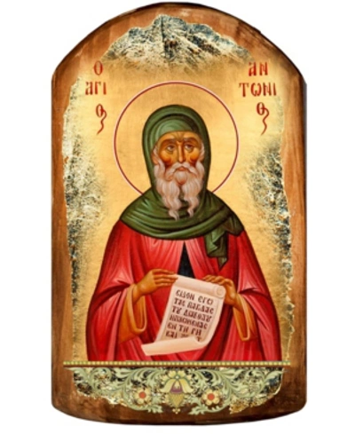 Designocracy Saint Anthony Icon 8" X 6" In Multi