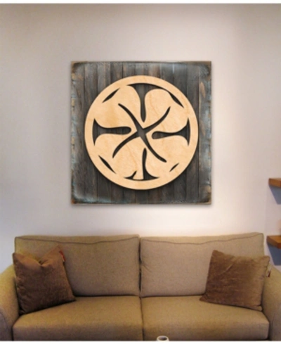 Designocracy Four Leaf Clover Shamrock Cell In Multi
