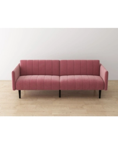 Shop Gold Sparrow Alton Convertible Sofa Bed In Blush