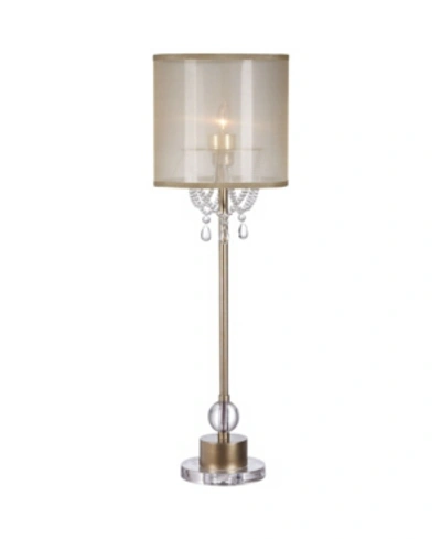 Shop Pacific Coast Traditional Buffet Chandi Table Lamp In Gold-tone