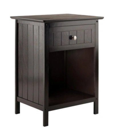 Shop Winsome Blair Accent Table In Coffee