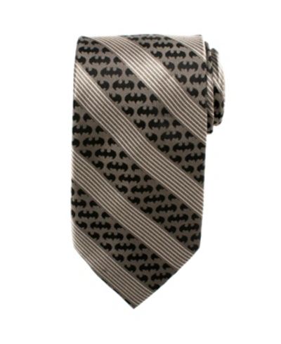 Shop Dc Comics Batman Pinstripe Men's Tie In Black