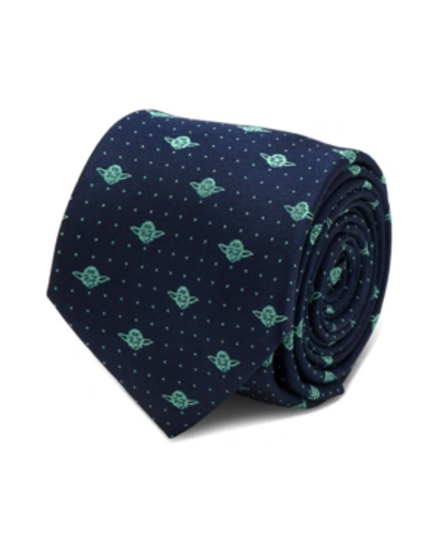 Star Wars Yoda Dot Men's Tie In Navy