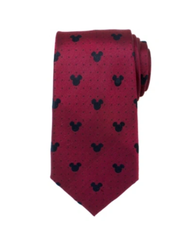 Shop Disney Mickey Mouse Pin Dot Men's Tie In Red
