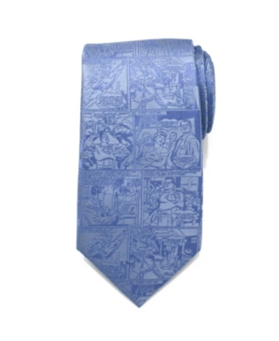 Shop Dc Comics Superman Comic Men's Tie In Blue
