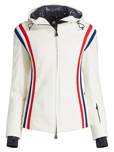 Shop Moncler Women's Grenoble  Brenva Jacket In White