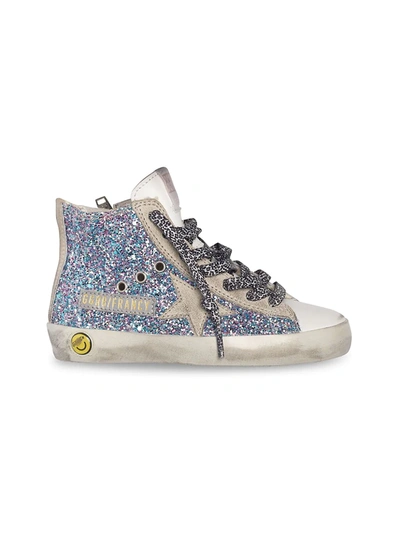 Shop Golden Goose Baby's, Little Girl's & Girl's Fancy Glitter Leather Hi-top Sneakers In Neutral