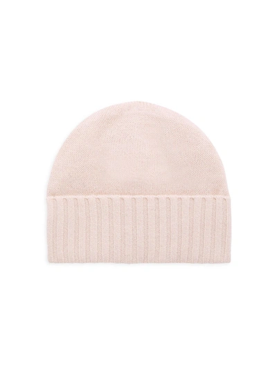 Shop Saks Fifth Avenue Women's Cashmere Knit Hat In Soft Pink