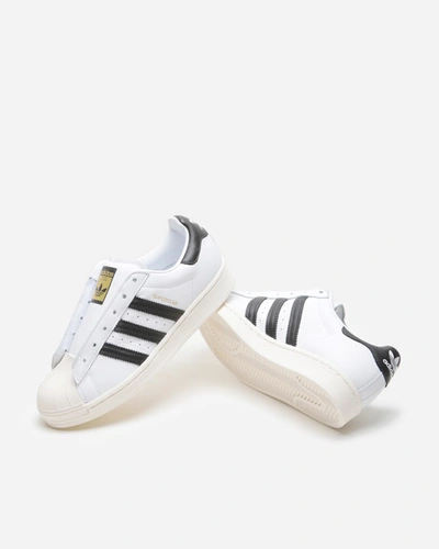 Shop Adidas Originals Superstar Laceless In White