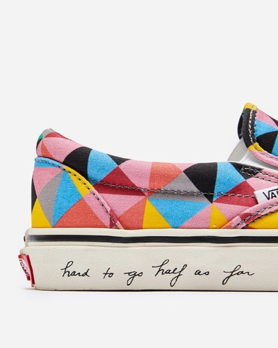 Shop Vans X Moma Classic Slip-on In Pink